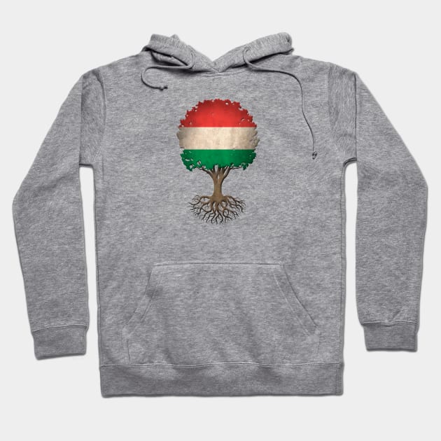 Tree of Life with Hungarian Flag Hoodie by jeffbartels